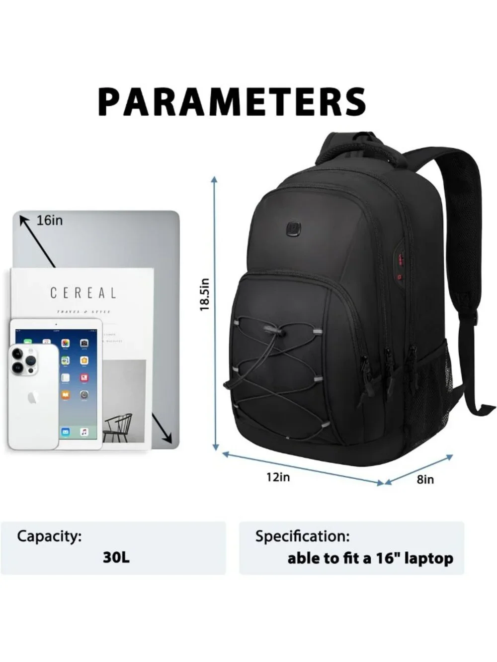 Stylish Travel Backpack for 17